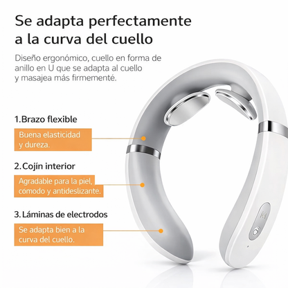 Masajeador Cervical Eléctrico Portátil con Calor Inteligente