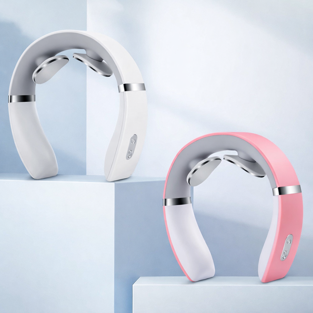 Masajeador Cervical Eléctrico Portátil con Calor Inteligente
