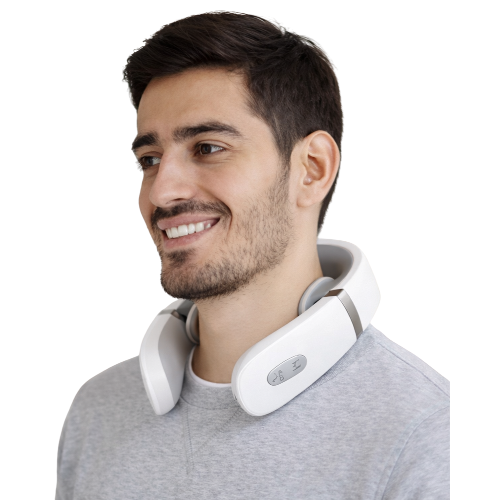 Masajeador Cervical Eléctrico Portátil con Calor Inteligente
