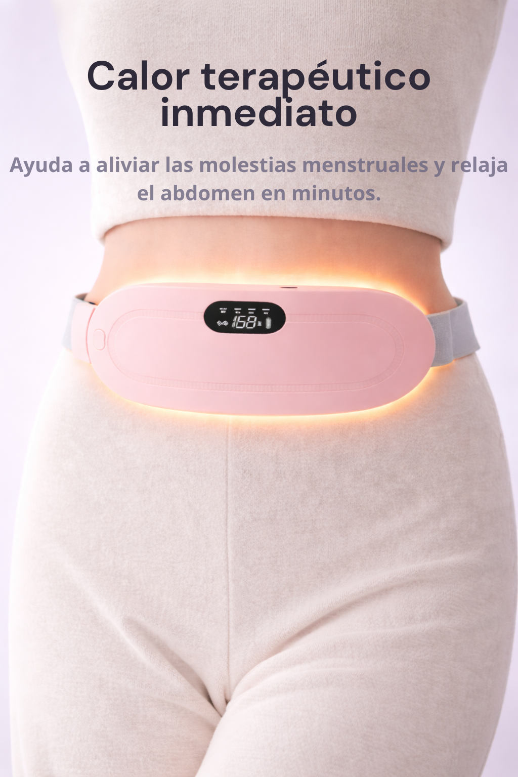 CALMIA™ | Cinturón de Calor y Masaje para Dolor Menstrual