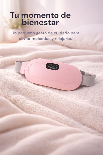 CALMIA™ | Cinturón de Calor y Masaje para Dolor Menstrual